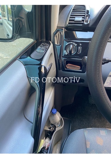 Mercedes Vito Viano 2004-2013 Torpido, Konsol, Trim, Göğüs Kaplama Seti Piano Black Renk