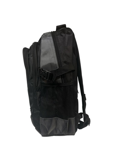 Büyük Su Geçirmeyen Kalın Kumaş Ortopedik Üç Bölmeli Okul Gezi Seyahat Kamp Sırt Çantası 32cmx47cm Gri