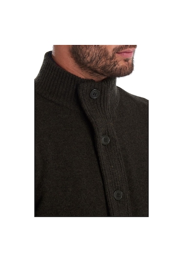 Barbour Patch Zip Through Hırka Gn73 Seaweed Kahverengi