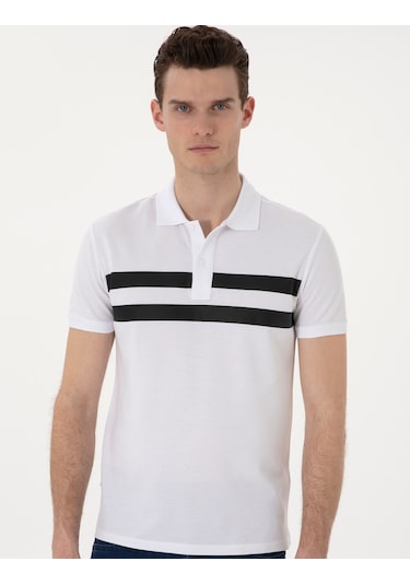 Pierre Cardin Erkek Beyaz Tişört 50310154-vr013 Beyaz