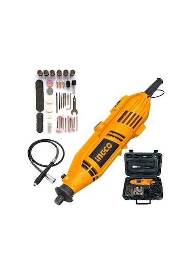 INGCO 130W 52 PARÇA GRAVÜR KALIPÇI TAŞLAMA HOBİ SETİ