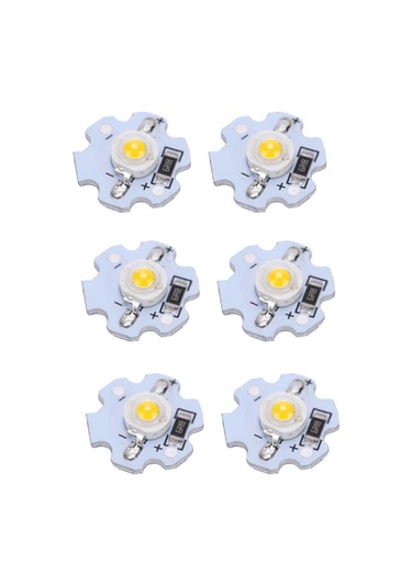 Springsun 25 Adet 5v 1w Islak Beyaz Led Işık İçi, Aluminyum Tabanlı, Parlak, Uzun Ömürlü, El Feneri/spot Için Dıy Uyumlu Axd-1w-5v Beyaz