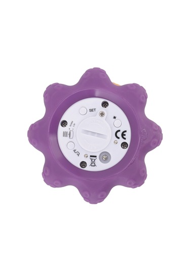 Xindoker Bebek Banyo Su Sıcaklık Ölçer, Akıllı Sessiz Alarm Ve Zamanlayıcı İle Uyku Dostu Kutuplama Oyuncak, Abs Malzeme İle Güvenli Kullanim