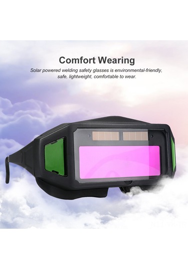 Vkemall Otomatik Kararan Kaynak Gözlüğü - Güneş Enerjili Koruma, Güçlü Çerçeve, Rahat Kullanım