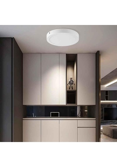 Yüzeye Monte Edilebilen Yüksek Verimli 6w Led Tavan Lambası - Nötr Beyaz Çok Renkli