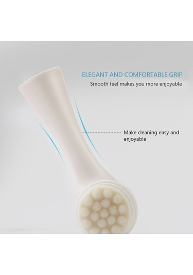 Çift Taraflı Silikon Yüz Temizleme Fırçası Yüz Temizleyici Siyah Nokta Temizleme Ürünü Gözenek Temizleyici Eksfoliatör Yüz Fırçalama Fırçası