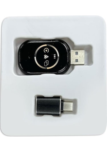 Araç İçi Ekran Yansıtma Kiti Carplay Adaptörü Android Cihaz Uyumlu