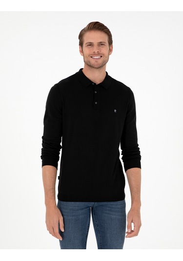 Pierre Cardin Erkek Siyah Kazak /triko 50296623-vr046 Siyah