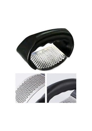 Paslanmaz Çelik Sarımsak Presi Salıncak Tutma Saplı Bulaşık Makinesinde Yıkanabilir Sarımsak Presi Doğrayıcı Kıyma Makinesi Kırıcı Kıyma Aletleri Mutfak Aletlerisiyah Siyah