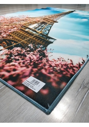 Foto Baskılı Halı Artist Parisçiçek 120X180 Cm Çok Renkli