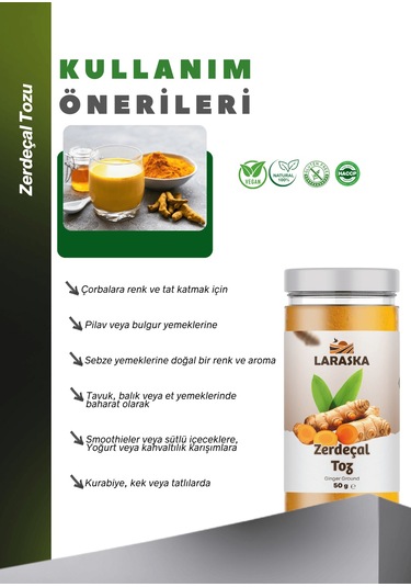 Toz Zerdeçal 50g Turmeric Ground