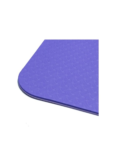 Ranyeek Tpe Yoga Matı Antipatlama Konum Çizgili 183x61x0.6cm Çift Renk Menekşe+sarhoş Çevre Dostu Koku Siz Yoga Egzersiz Matı Mor