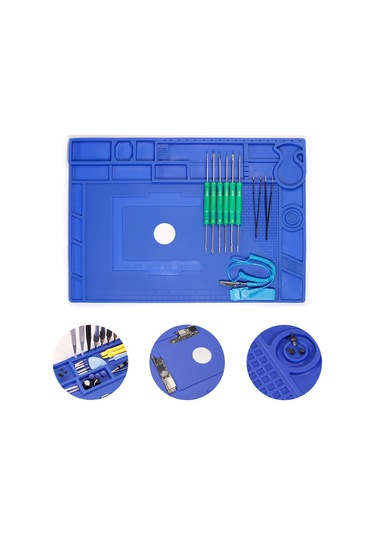 Lehimleme Matı Ph One Tamir Masası Pedi Bakım İstasyonu Manyetik Isı Aleti