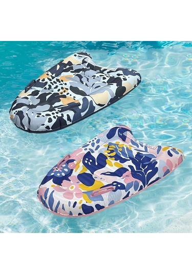 Honeybeeshop Kulplu Pembe Sörf Tahtası Taşıma Saplı Hafif Katlanabilir Şişme Çocuk Yüzme Tahtası