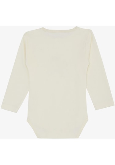 Breeze Erkek Bebek Çıtçıtlı Zıbın Body Ressam Kedicik Baskılı 9 Ay-3 Yaş, Krem-krem Krem