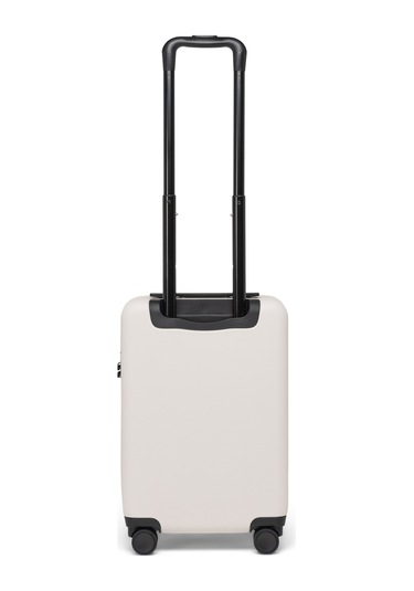 Herschel Heritage Hardshell Darbeye Dayanıklı Tekerlekli Kabin Boy Valiz 35 L Ay Işığı Krem