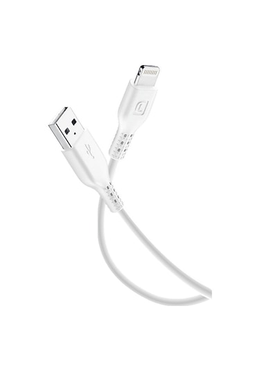 Cellularline Lightning 0.6 M Data  Kablosu Beyaz