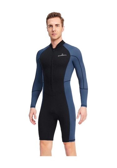 Suntek 1.5mm Neopren Erkekler Wetsuit Dalgıç Kıyafeti Sıcak L