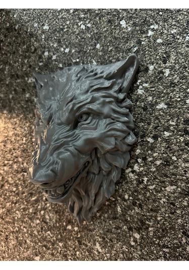 Öfkeli Kurt Duvar Dekorasyonu