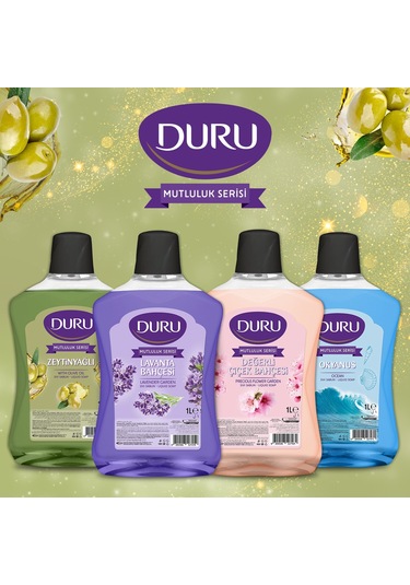 Duru Zeytinyağlı Sıvı Sabun 3 x 1 L