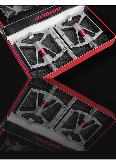 Forge Gt Xbyc 1804 Alüminyum Geniş Mtb Bmx Freestyle Platform Bisiklet Pedalı Gümüş