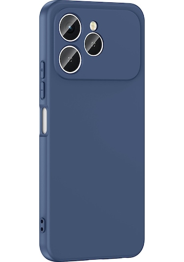 Tecno Spark 40 Kılıf Zore Mara Lansman Kapak Lacivert