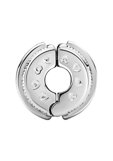 Nur Silver Taşlı Klips Gümüş Charm Nur-bl00151