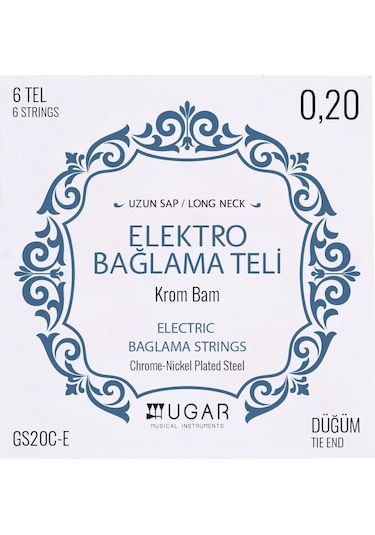 Ugar Gs20c-e Elektro Bağlama Teli 0.20 Düğümlü 6 Telli