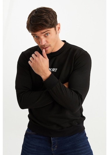 Mysport 201951 Erkek Bisiklet Yaka Sweatshirt