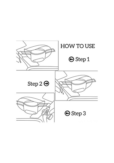 Yunboo Araç İçi Metal Kapaklı Şapka Tutucu - Dayanıklı, Kompakt Giysi/şapka Depolama Aracı - Otomobil Aksesuarı GÜMÜŞ