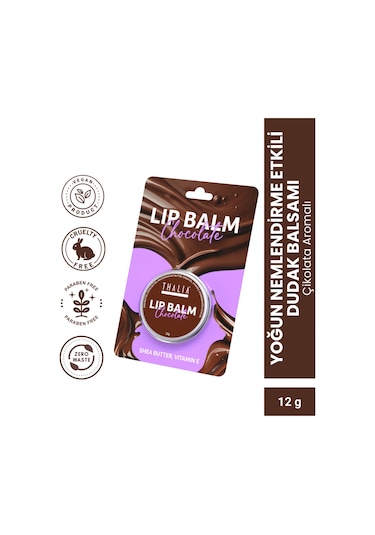 Thalıa Lıp Balm Çikolata Aromalı 12 Gr