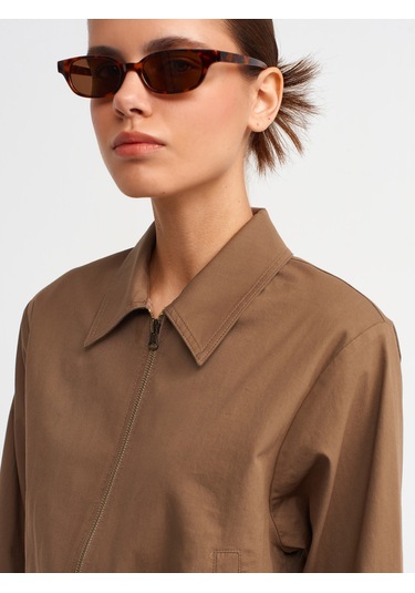 Dilvin Pamuk Ceket Kahve