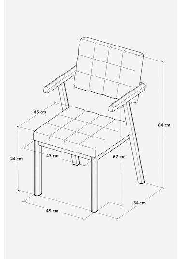 Paris 1 Adet Mutfak Balkon Salon Ve Kafe Sandalyesi