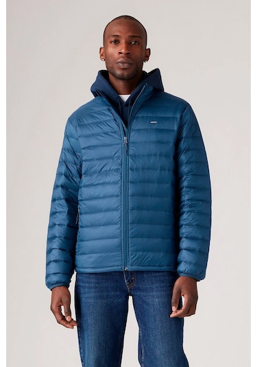 Levi's Erkek Katlanabilir Ceket Koyu Mavi Şişme Mont - A8567-0001 001
