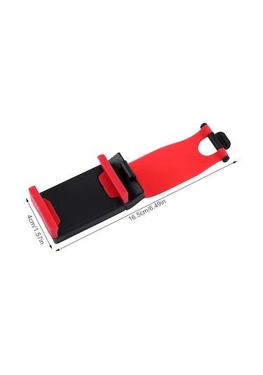 Moveevo Araç Direksiyon Telefon Tutucusu, Esnek Kauçuk Bandı İle Hızlı Kurulum, Yumuşak Silikon Pad İle Telefonu Korumak, Çoğu Telefon İçin Uyumlu