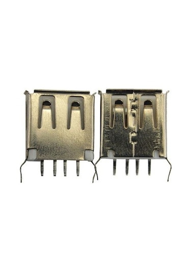 Usb Type A Dişi Şase Soket Dik Ic-265a