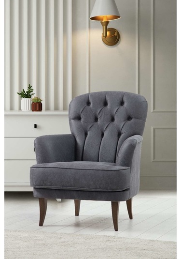 Redart Berjer Baba Koltuğu Koyu Gri