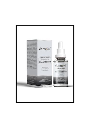 Dermokil Anti Blemish Active Charcoal Black Serum 30 ML