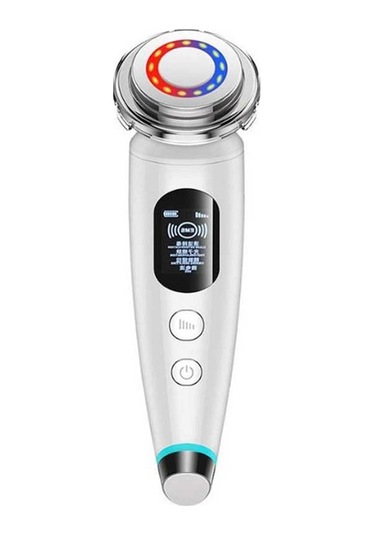 Besthome1 Yüz Gelişimi Aleti: Led Ems Rf Teknolojisi Cilt Daraltma Güzelleştirme Göz Bakımı Beyaz/pembe Renkli Çok Renkli