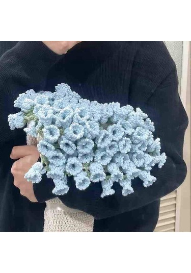 80/110/160 Cm Tığ İşi Çiçekli Battaniye Kendin Yap Hazır Örgü Battaniye Kadınlara Uygun Anneler Günü Buket Doğum Günü si Kırmızı Diğer