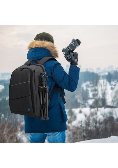 Sones Puluz Açık Hava Taşınabilir Su Geçirmez Çizilmeye Dayanıklı Çift Omuz Sırt Çantası E Kamera Kamera Çantası & Kılıfı 50653345