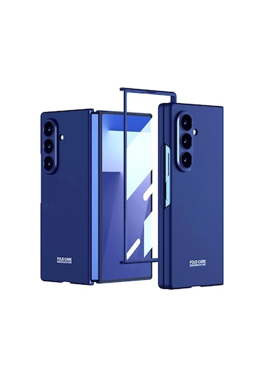 Samsung Galaxy Uyumlu Z Fold 7 Kılıf Zore Sert Kıpta Kapak Çok Renkli