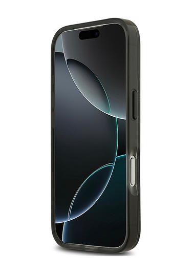 İphone 17 Pro Kılıf Bmw Lisanslı M-safeli Metal Kamera Butonlu Yatay Şeritli M Dizayn Kapak Siyah Siyah