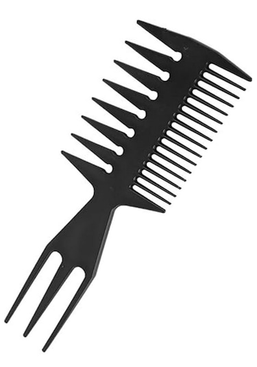 Mnl1950 3 Yönlü Çok Amaçlı Karbon Stil Tarağı