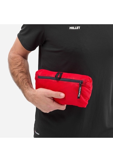 Millet Fusıon Xcs H Erkek Kapşonlu Polar Ceket Tam Fermuarlı Mıv9394 0335 Kırmızı