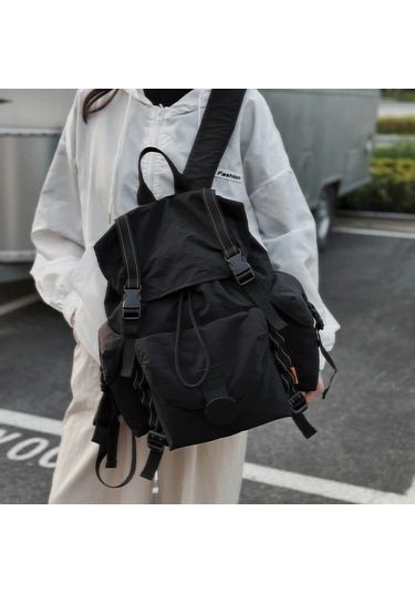 Yeni Büyük Kapasiteli Naylon Sırt Çantası Çok Yönlü Günlük Çok Renkli