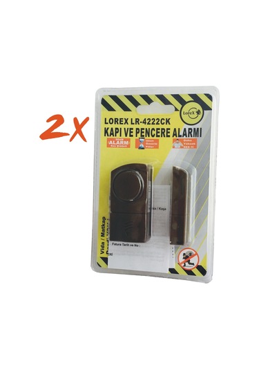 Lorex Lr-4222Ck Kahverengi Kapı Pencere Alarmı - 2Li Set