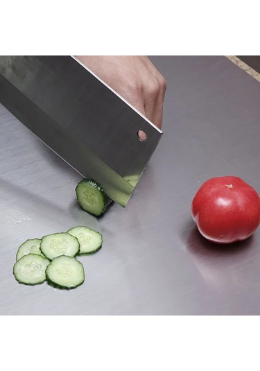 Liangmei L Şeklinde Katlanır Kesme Tahtası Paslanmaz Çelik Çift -