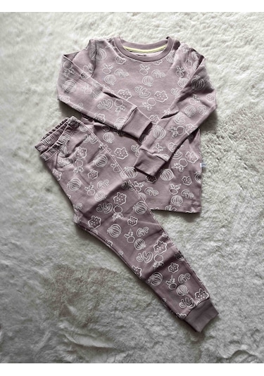 Bibaby Winter İs Good Pijama Takımı Lila