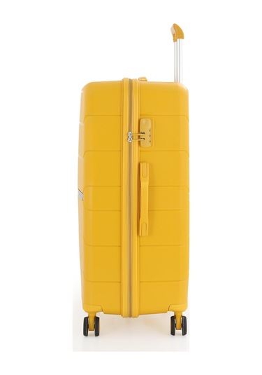 Mçs Polipropilen Valiz V366 75 Cm Büyük Boy Sarı Sari
